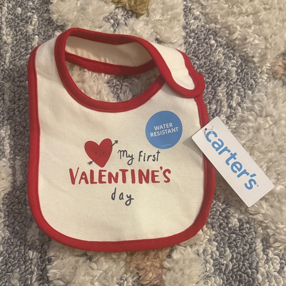 Carter's My First Valentine's Day Bib